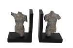 bookend sculpture couple in synthetic material, art 0870442