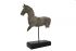horse with base - sculpture in synthetic material, art 0870444